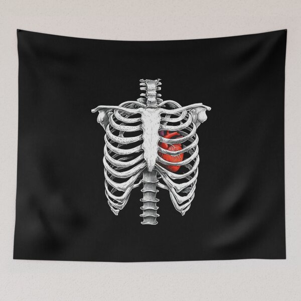 Item preview, Hand Drawn Anatomical Illustration of Human Ribcage - Vintage Medical Art Design designed and sold by Colorful-Garden.