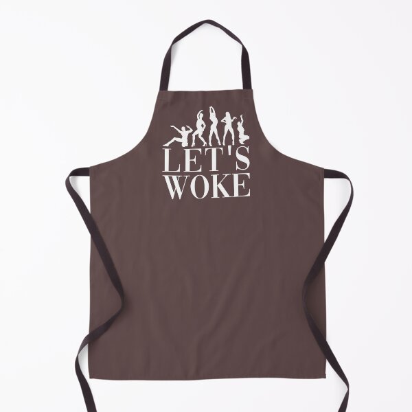 Item preview, Let's Woke - in white designed and sold by gayishdesign.
