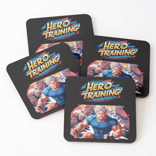 Item preview, Anime Gym Shirt - Training with Heroes designed and sold by Laugh & Rewind .
