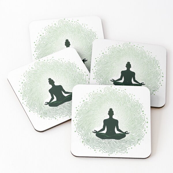 Item preview, Green Aura Meditating  designed and sold by Minimum-Rage.