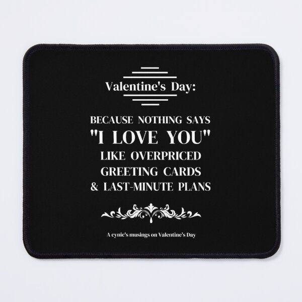 Item preview, Love You | Cynic Valentine's Day designed and sold by ObsidianDaz.