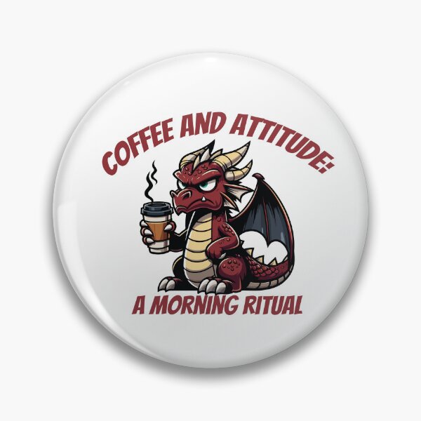 Item preview, Dragon, coffee and attitude designed and sold by paulrommer.