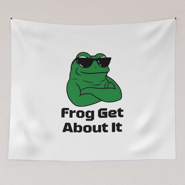 Item preview, Frog Get About It - Funny Frog-Themed Humorous Design designed and sold by Colorful-Garden.