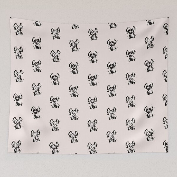 Item preview, God's Got This | Calligraphy Bible Verses Christian Faith Art designed and sold by  KnitLuv.