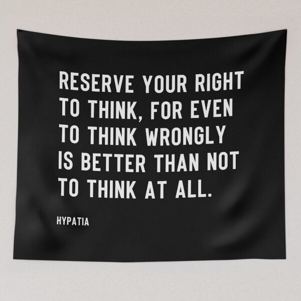 Item preview, Hypatia Motivational Quote Minimalist Modern Style designed and sold by kakarikihill.