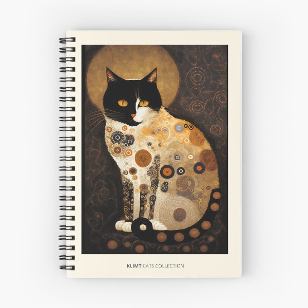 Artikelvorschau, Gustav Klimt Cat Wall Art Print Poster Art entworfen und verkauft von MamboArt.