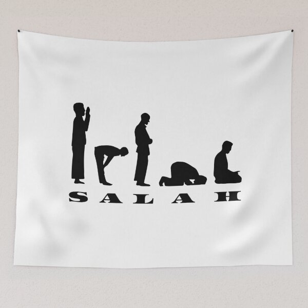 Item preview, Salah Prayer Silhouette Artwork designed and sold by RaiyaTees.