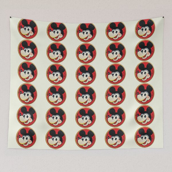 Item preview, Menko Miki Mouse 侍 武士 neo pop superflat vintage artwork designed and sold by Medjed-Studios.
