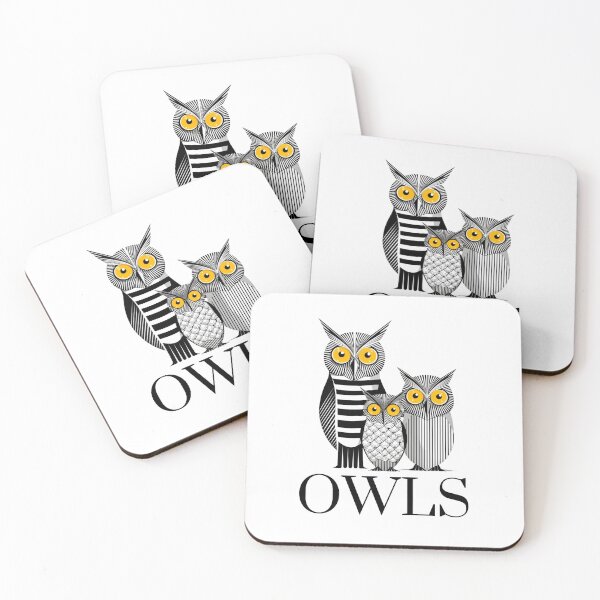 Item preview, Owls Art Design | Unique Owl Illustration | Mystical Owl Decor designed and sold by Colorful-Garden.