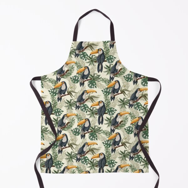 Item preview, TUCAN BIRD AND LEAVES PATTERN designed and sold by PSYNOVA.