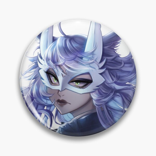 Item preview, Anime Cat Girl with wolf Mask, Blue Mage designed and sold by AzareeaArt.