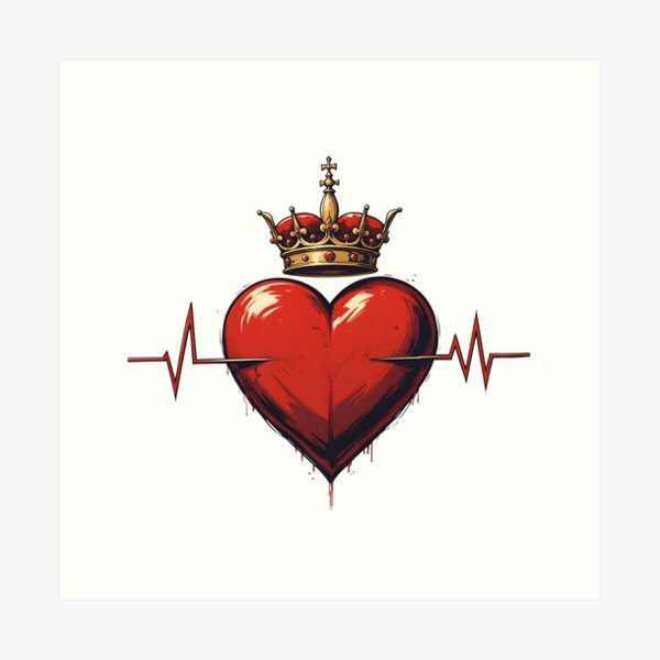 Item preview, Royal Heartbeat designed and sold by Glitzich.