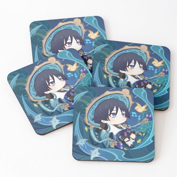 Item preview, Wanderer Chibi - Genshin Impact designed and sold by Zirxecs.