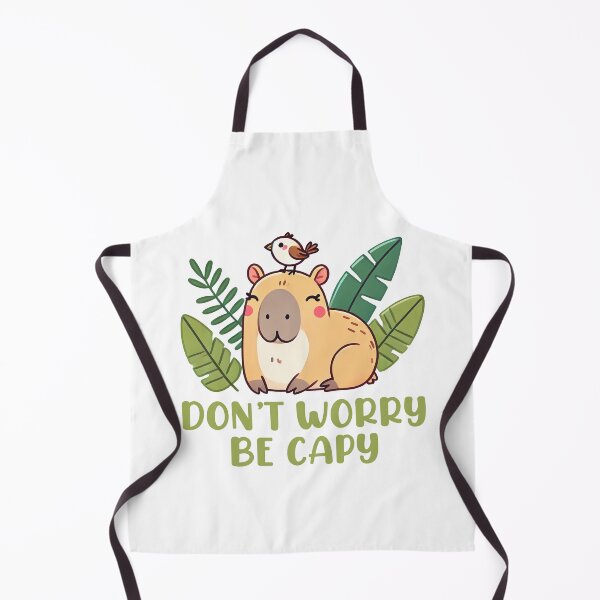 Item preview, Don't Worry Be Capy Funny Capybara Saying designed and sold by KD Merch.