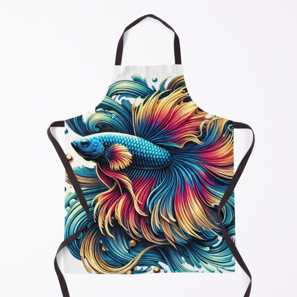 Item preview, Elegant Flowing Betta Fish - Vibrant Aquatic Art designed and sold by Kts20.
