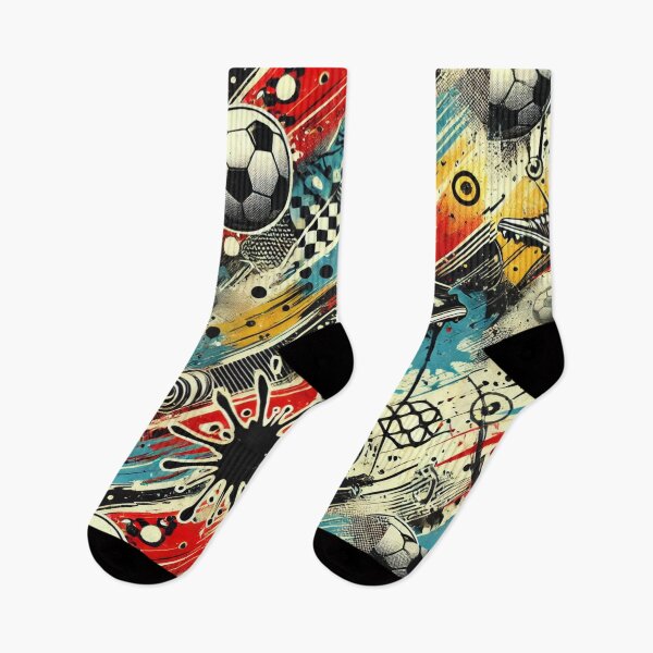 Item preview, Urban Graffiti Soccer Art Pattern designed and sold by Traloch O'Laoi.