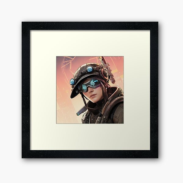 Item preview, Cool girl with goggles designed and sold by ArtistryNest04.