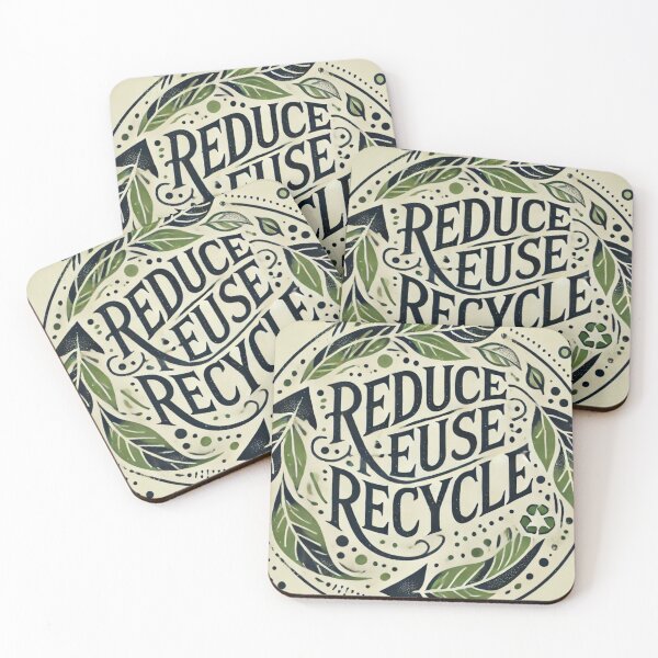 Item preview, Eco Cycle: Reduce, Reuse, Recycle designed and sold by Melkys Concepts .