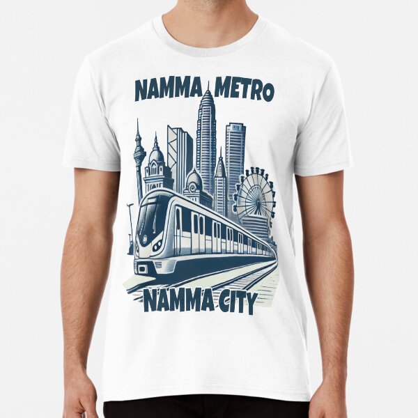Aperçu de l'œuvre Métro de Chennai au Tamil Nadu créée et vendue par Globalcitytees.