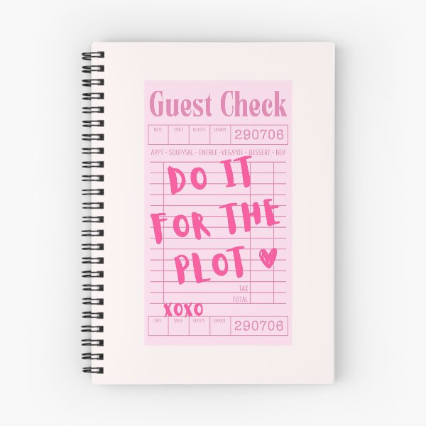 Item preview, Do it for the plot - pink guest list designed and sold by Neadoodles.