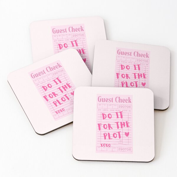 Item preview, Do it for the plot - pink guest list designed and sold by Neadoodles.