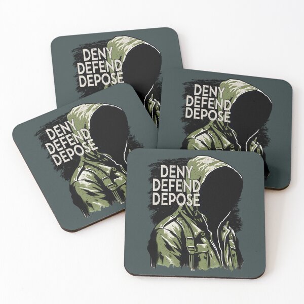 Item preview, Deny Defend Depose Luigi Mangione designed and sold by HowToCanadian.