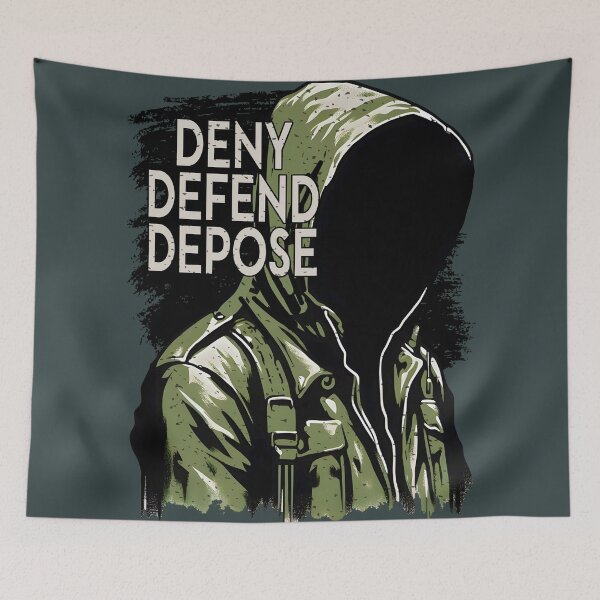 Item preview, Deny Defend Depose Luigi Mangione designed and sold by HowToCanadian.