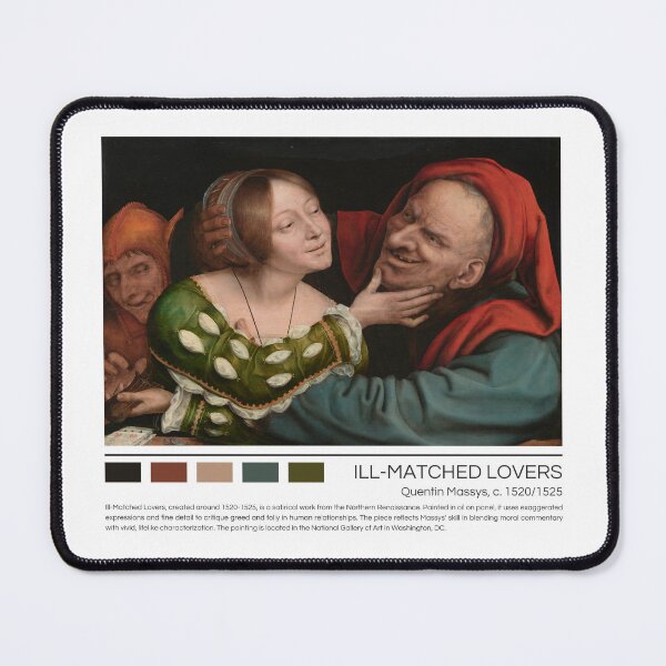 Item preview, Ill-Matched Lovers by Quentin Massys designed and sold by StudioRedKoala.