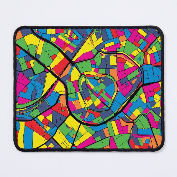 Item preview, Amersfoort Utrecht Pop Art City Map Netherlands Abstract Art designed and sold by Stadify.