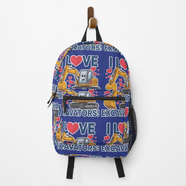 Item preview, I love excavators - heart digging digger designed and sold by wzetart.