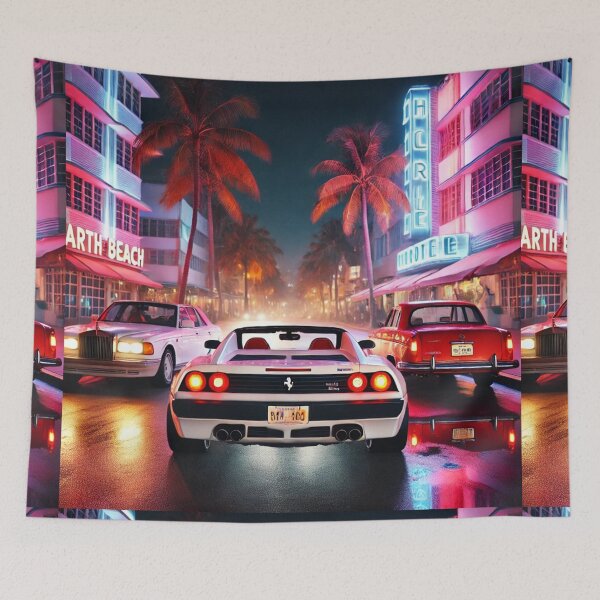 Item preview, Neon Nights – Timeless Luxury on Miami’s Streets designed and sold by Meta2Physical.