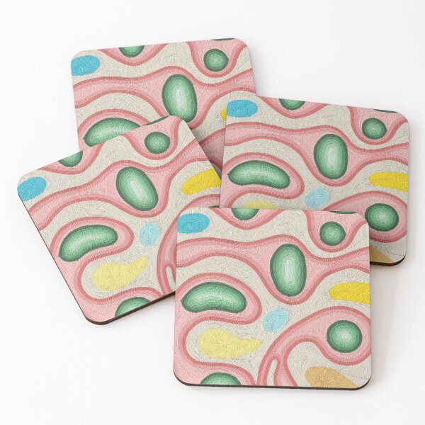 Item preview, Alien life forms - a print like no other, featuring pink gradients in swirly shapes designed and sold by uca-dea.