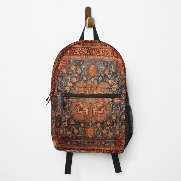 Item preview, Antique Persian Rug Blue And Ginger designed and sold by GrinGalore.