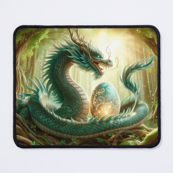 Item preview, Blue dragon with eggs in the forest designed and sold by KwangCB.