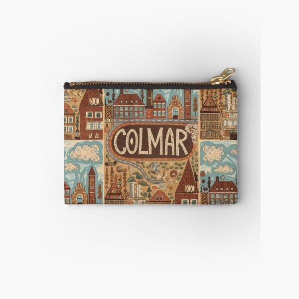 Item preview, Colmar City of France Whimsical Retro Doodle Art designed and sold by Witty Shirts.