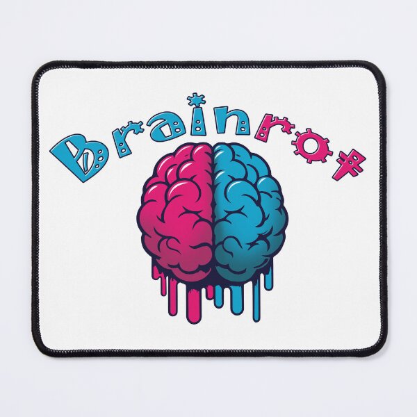 Item preview, Melting brain, brain rot meme designed and sold by ArtisanGroove.