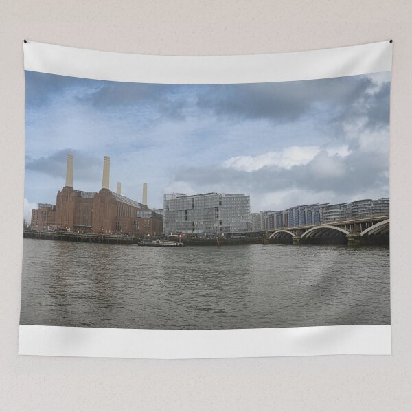 Item preview, Battersea Power, battersea, london, Chelsea Bridge designed and sold by kathleenjean.