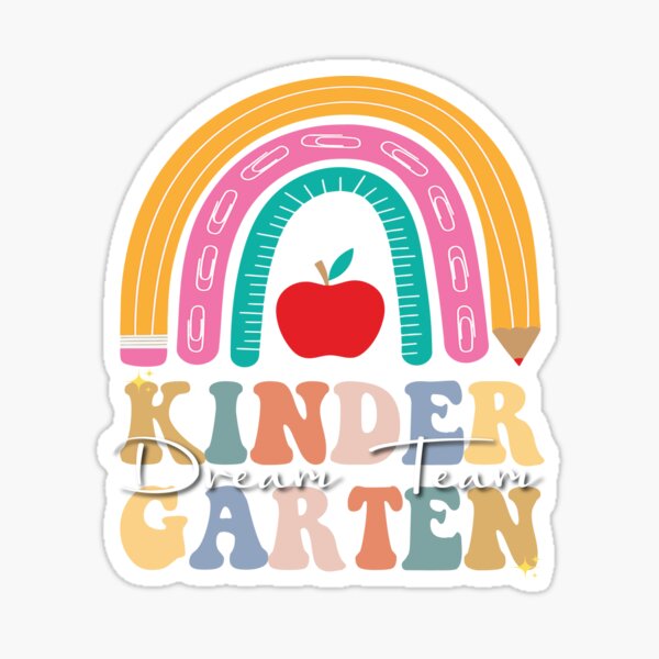 Item preview, Rainbow Dream Kindergarten Team Squad Back To School Teacher designed and sold by BIHI14.