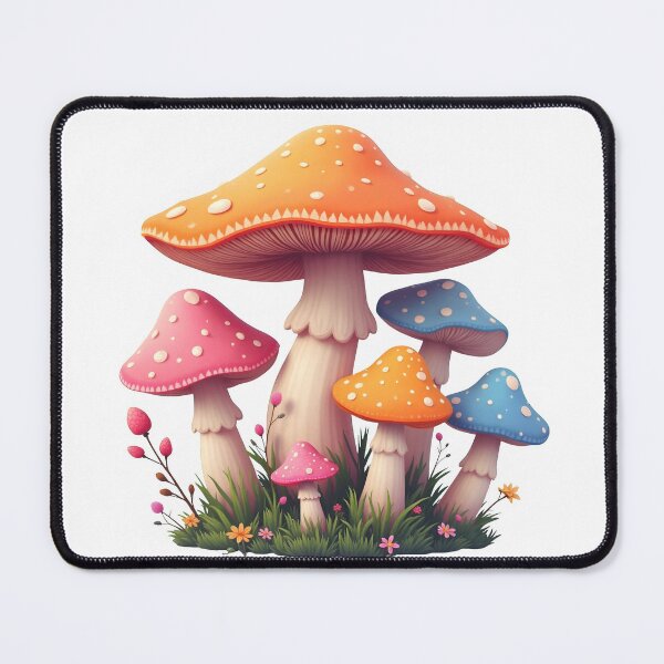 Item preview, Colorful Mushrooms designed and sold by old-district.