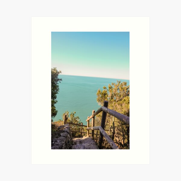 Item preview, Path to the turquoise sea designed and sold by Luce e Paesaggi Fotografia.