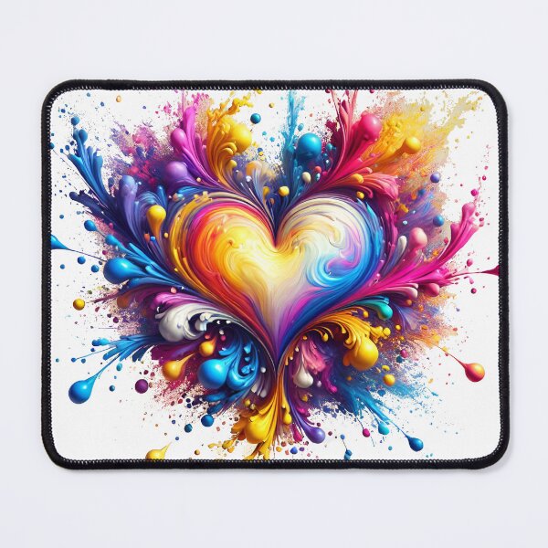 Item preview, Heart-shaped splash paint designed and sold by KwangCB.