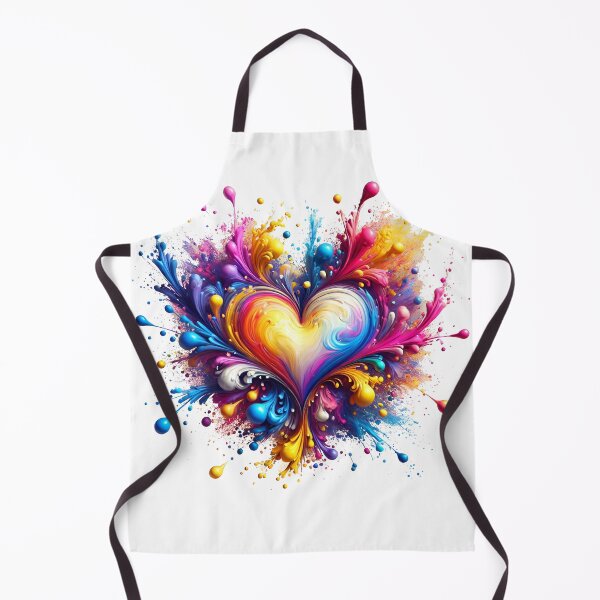 Item preview, Heart-shaped splash paint designed and sold by KwangCB.