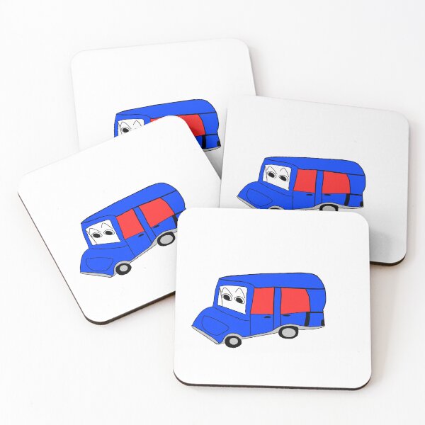 Item preview, A Blue Red van designed and sold by floralcarms.