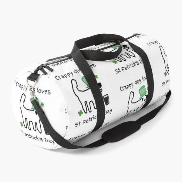 Item preview, Crappy dog loves St Patricks day - crappy dog, what's the craic? designed and sold by TheRubberOnion.
