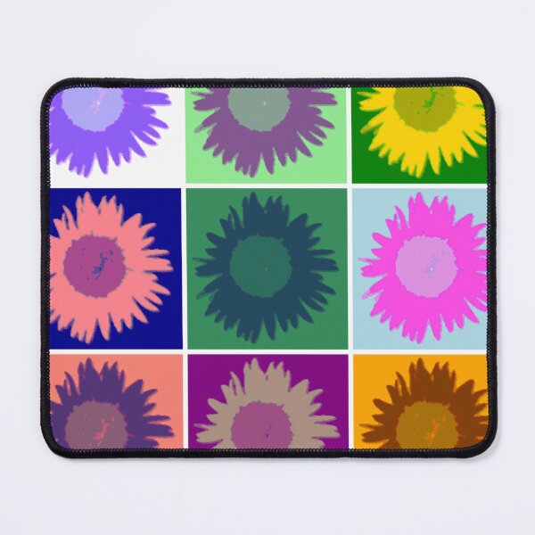 Item preview, FLOWERS, MULTICOLOUR FLOWERS, SUNFLOWER, WARHOL STYLE designed and sold by larissa-myrie.