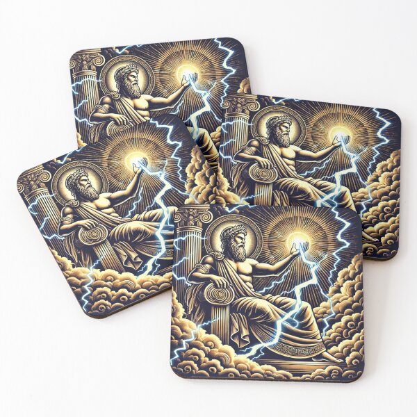 Item preview, Zeus Unleashing the Lightning designed and sold by Adellisa.