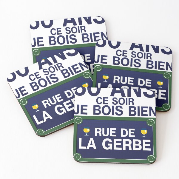Item preview, 60 years old street gerbe anniversary plaque humor alcohol vomit designed and sold by Achille3777.