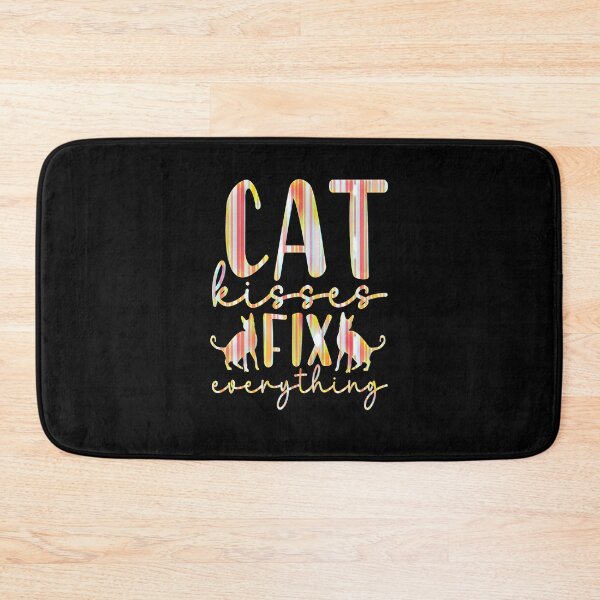 Item preview, Cat Kisses Fix Everything – Cute and Wholesome designed and sold by creativerooney.