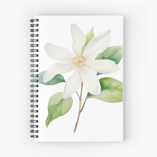 Item preview, Watercolor lemon flower cutout white twig floral designed and sold by EmeraldeaArt.