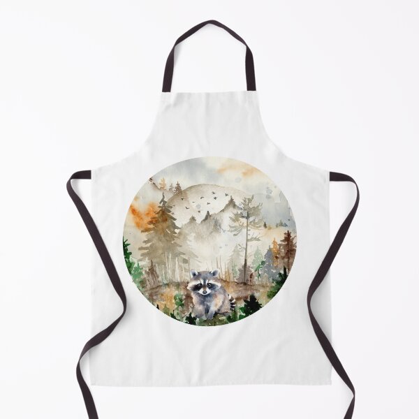 Item preview, Forest Animals, Cute Animal Nature Aesthetic, Raccoon designed and sold by Cuteanimalgifts.
